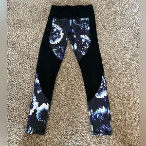 Apana Leggings Women's Small Black Blue Purple- Size S